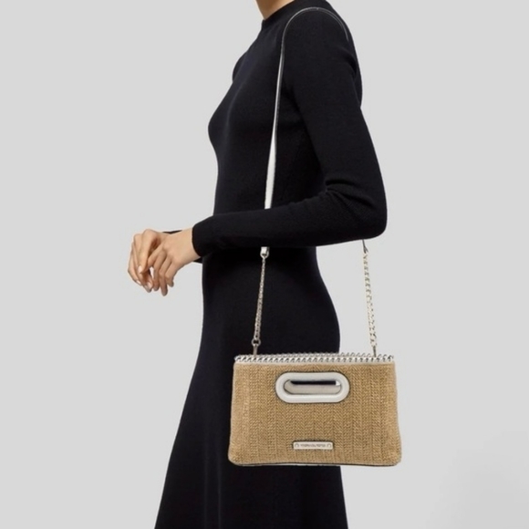 Michael Kors Woven Crossbody Bag - Picture 9 of 10